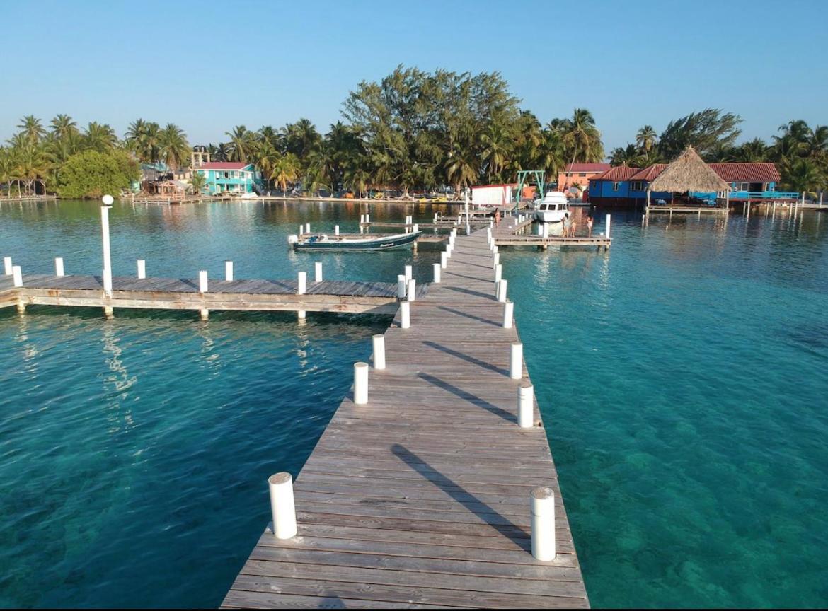 Blue Marlin Beach Resort Dangriga Bagian luar foto