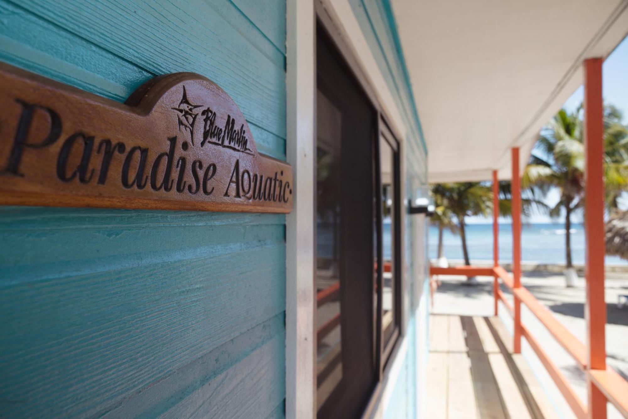 Blue Marlin Beach Resort Dangriga Bagian luar foto