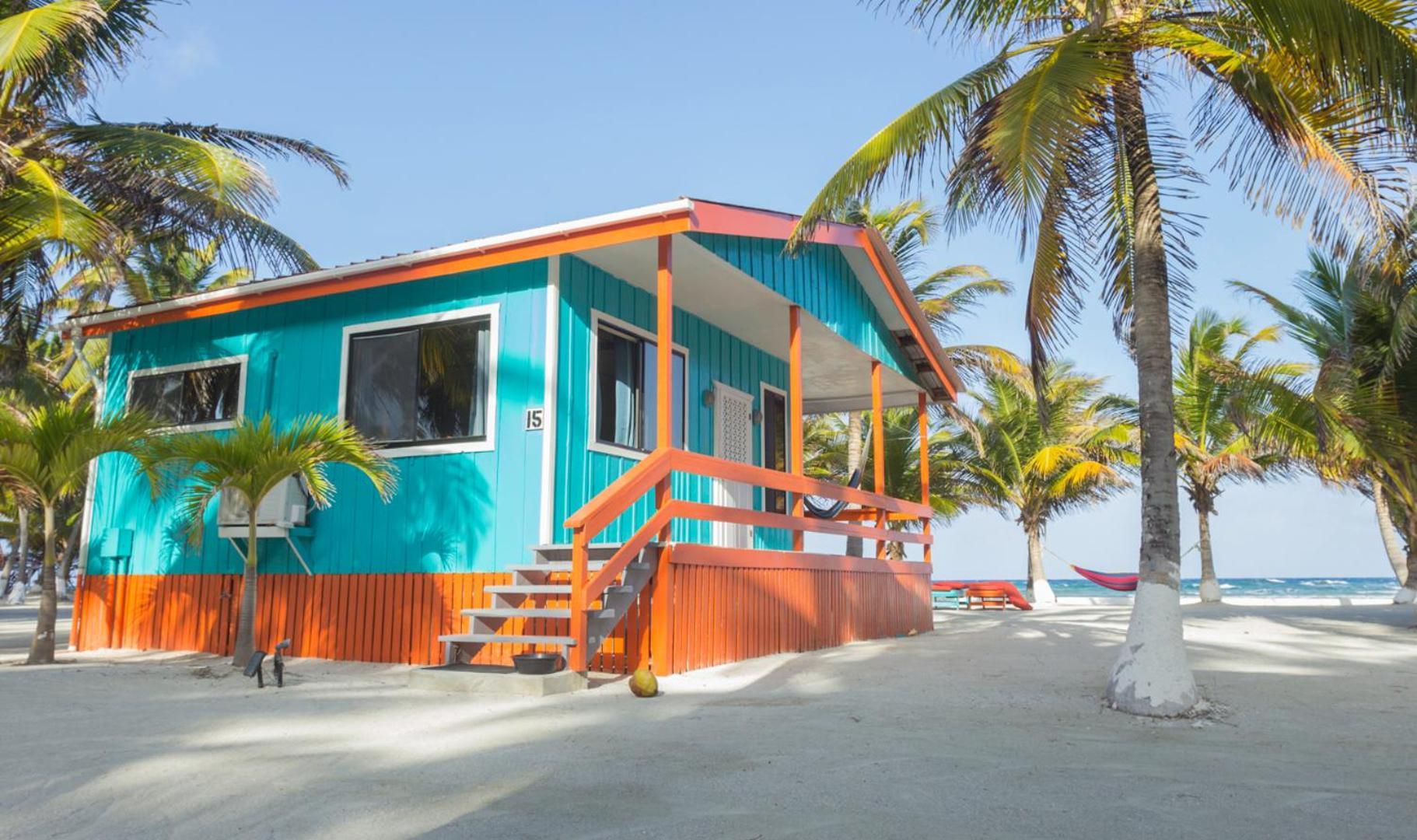 Blue Marlin Beach Resort Dangriga Bagian luar foto